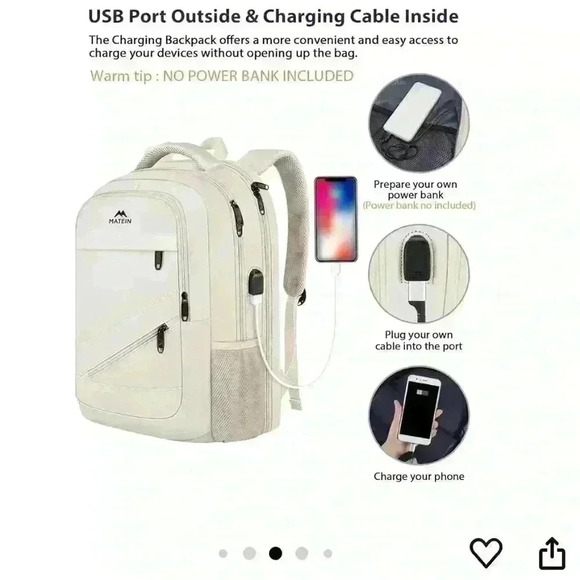 MATEIN 17 inch Laptop Backpack - Picture 4 of 10